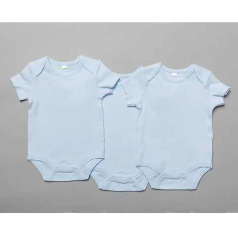 BABY TRIPLE PACK PLAIN BODYSUITS