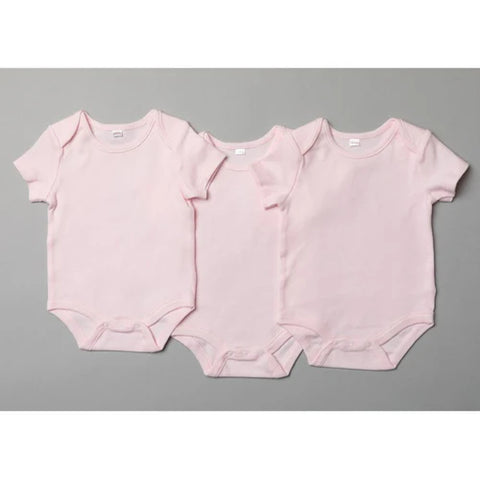 BABY TRIPLE PACK PLAIN BODYSUITS