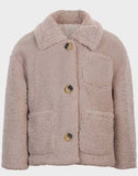 Girls 3 Pocket Teddy Jacket